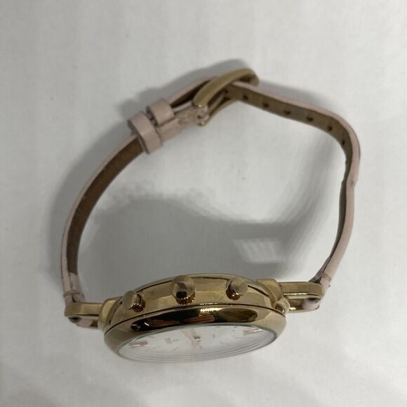 Fossil Q FTW5023 Womens Annette Pink Leather Analog Dial Hybrid Smartwatch CM631 - Picture 8 of 12